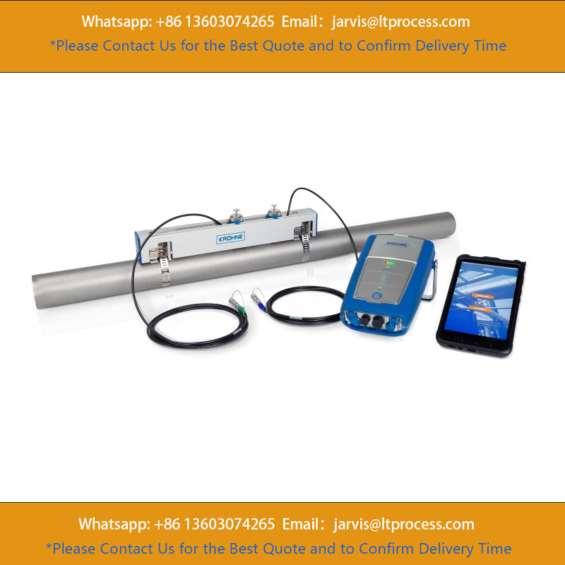 KROHNE OPTISONIC 6300 P Ultrasonic clamp-on flowmeter for temporary flow measurement of liquids