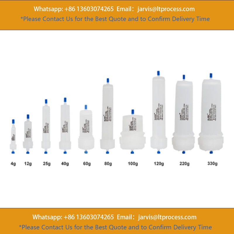 Rapid separation column, prefilled high-quality E series normal phase silica column 40-63um 60A|4g, santai E-8101-0004-36