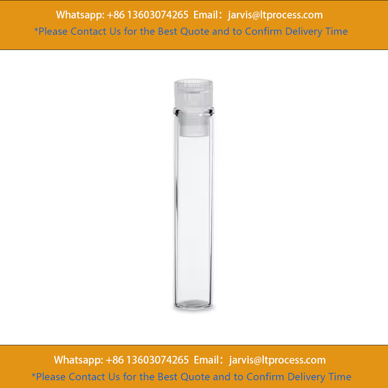 Waters WAT025054C LCGC Certified Clear Glass 8 x 40 mm Snap Neck Vial, 1 mL Volume, 250/pk