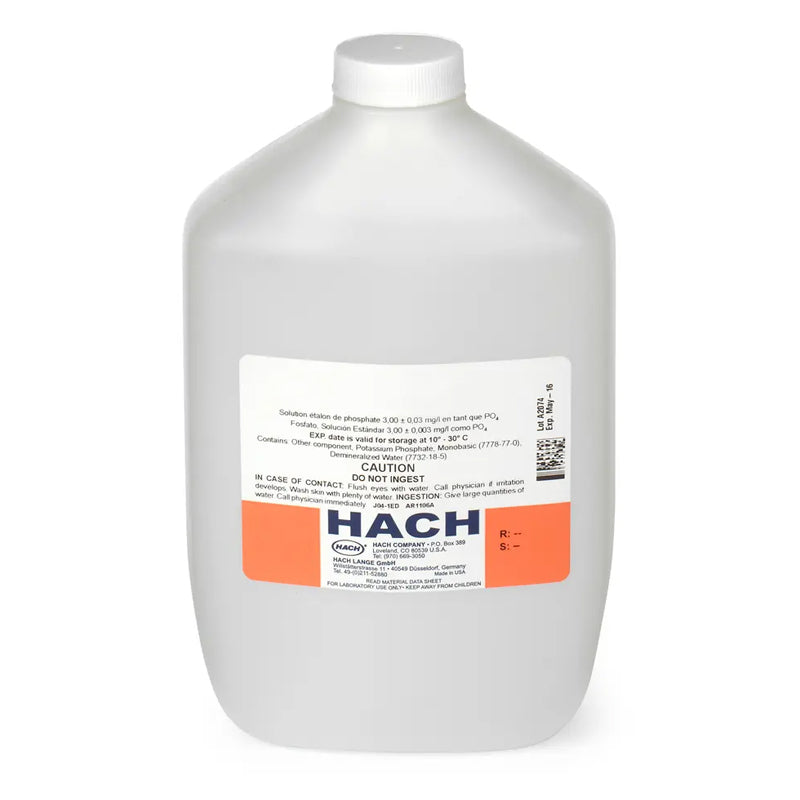 HACH Phosphate Standard Solution, 30 mg/L as PO4 (NIST), 946 mL PN.1436716
