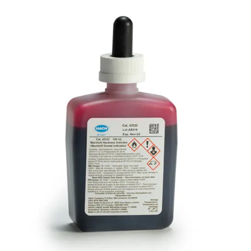 HACH Hardness 2 Indicator Solution, 100 mL MDB PN.42532
