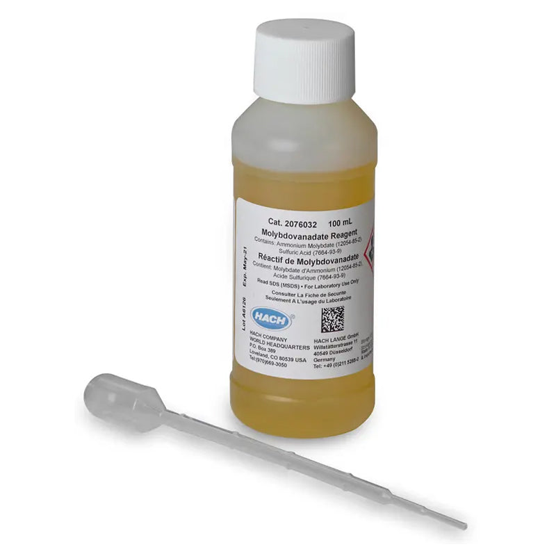 HACH Molybdovanadate Reagent, 100 mL MDB PN.2076032