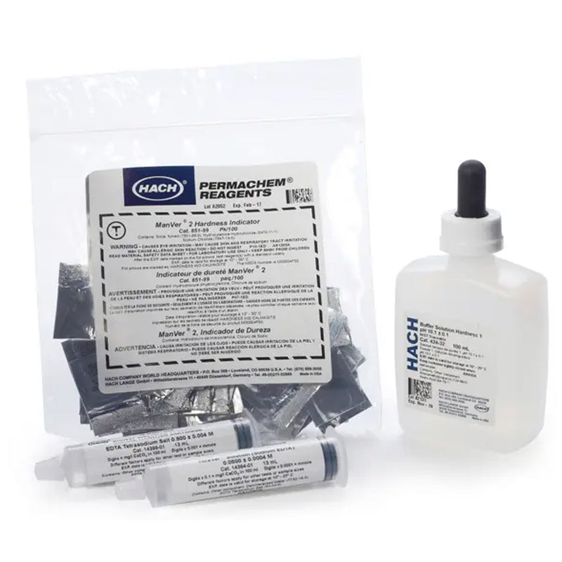 HACH Hardness (Total) Reagent Set, Digital Titrator, Full Range PN.2272000