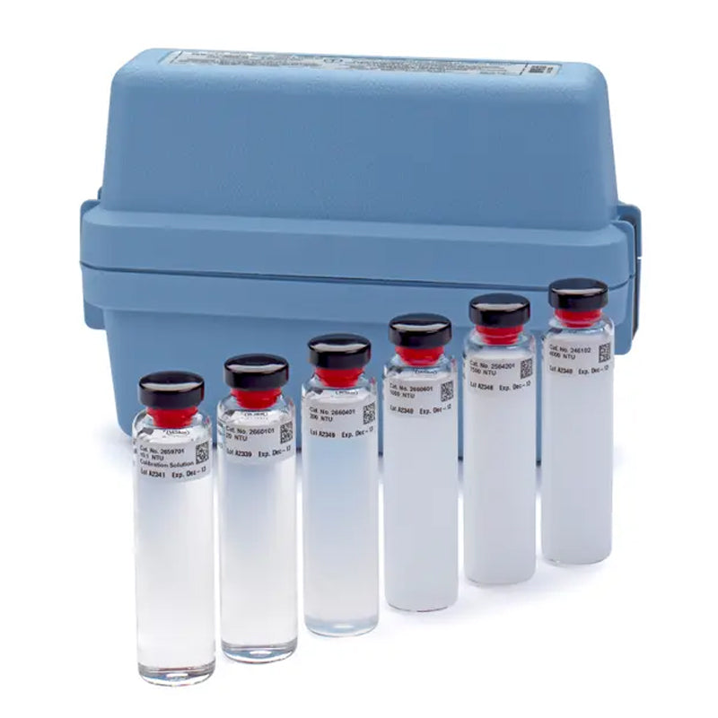 HACH Stablcal® Turbidity Standards Calibration Kit, 0 - 7500 NTU, Sealed Vials PN.2659505