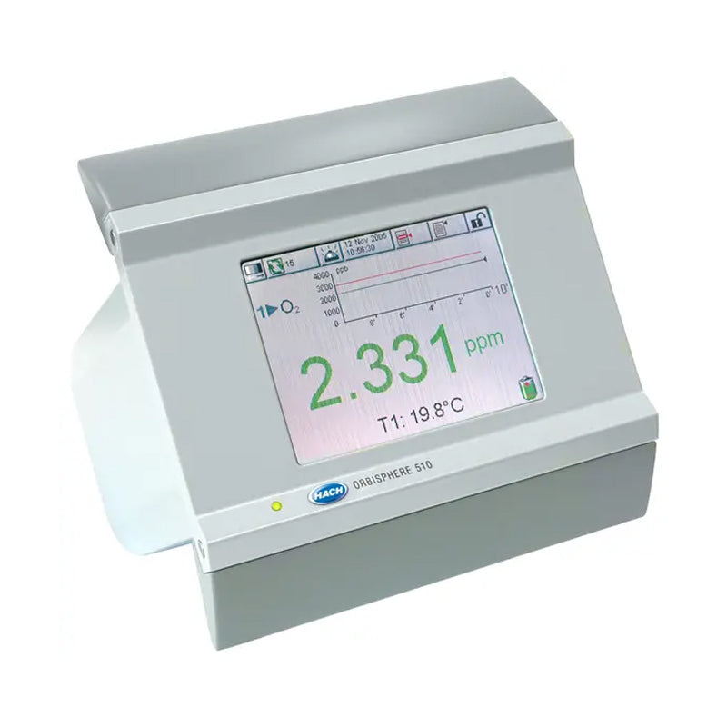 HACH Orbisphere 511 Controller H₂ (TC), O₂ (LDO), Panel Mount, 100-240 VAC, 0/4-20mA, Profibus, Ext. Press. PN.511FK0/P1C1P0N0