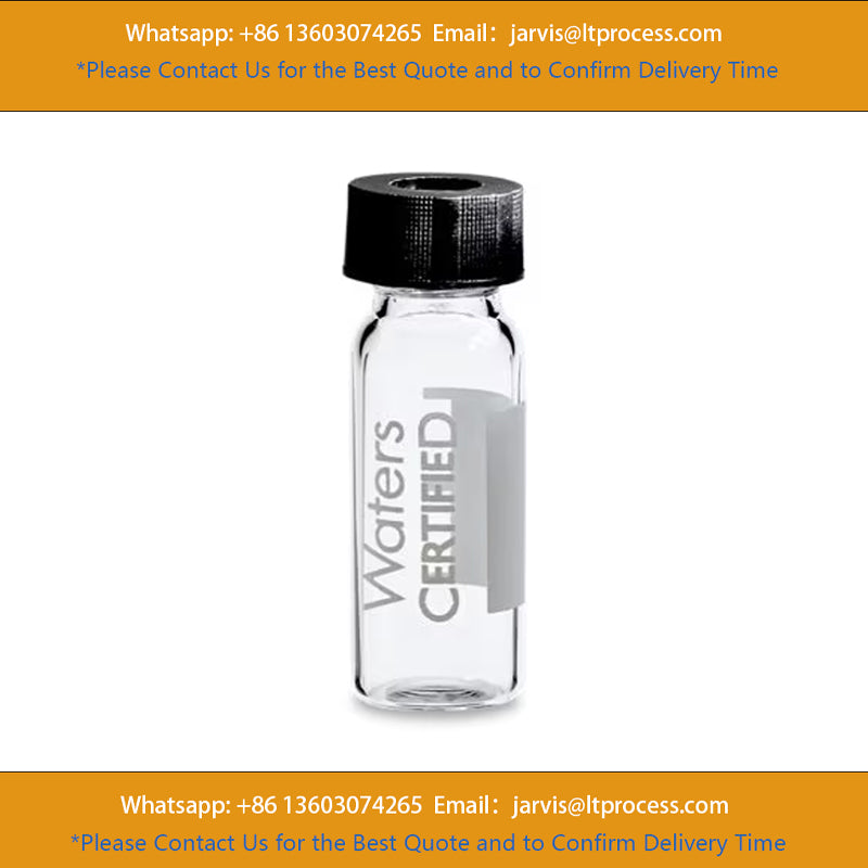 Waters 186005660CV TruView pH Control LCMS Certified Clear Glass, 12 x 32 mm Screw Neck Vial, with Cap and PTFE/Silicone Septum , 2 mL Volume, 100/pk