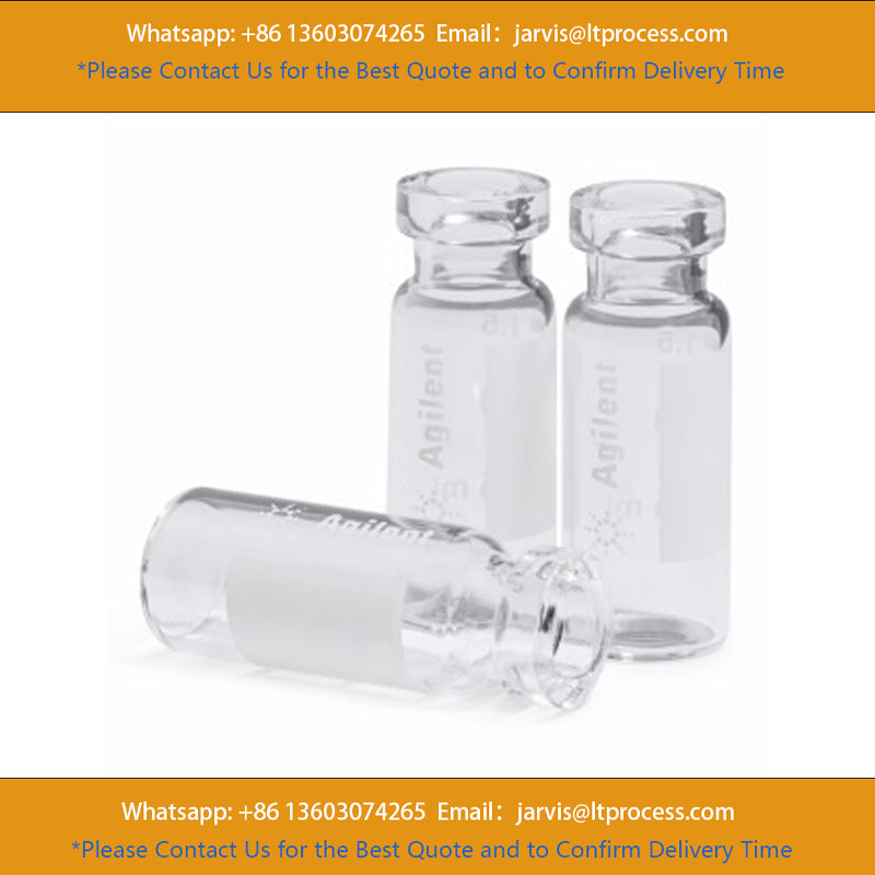 Agilent 5182-0543 Vial, crimp top, clear, write-on spot, certified, 2 mL, 100/pk