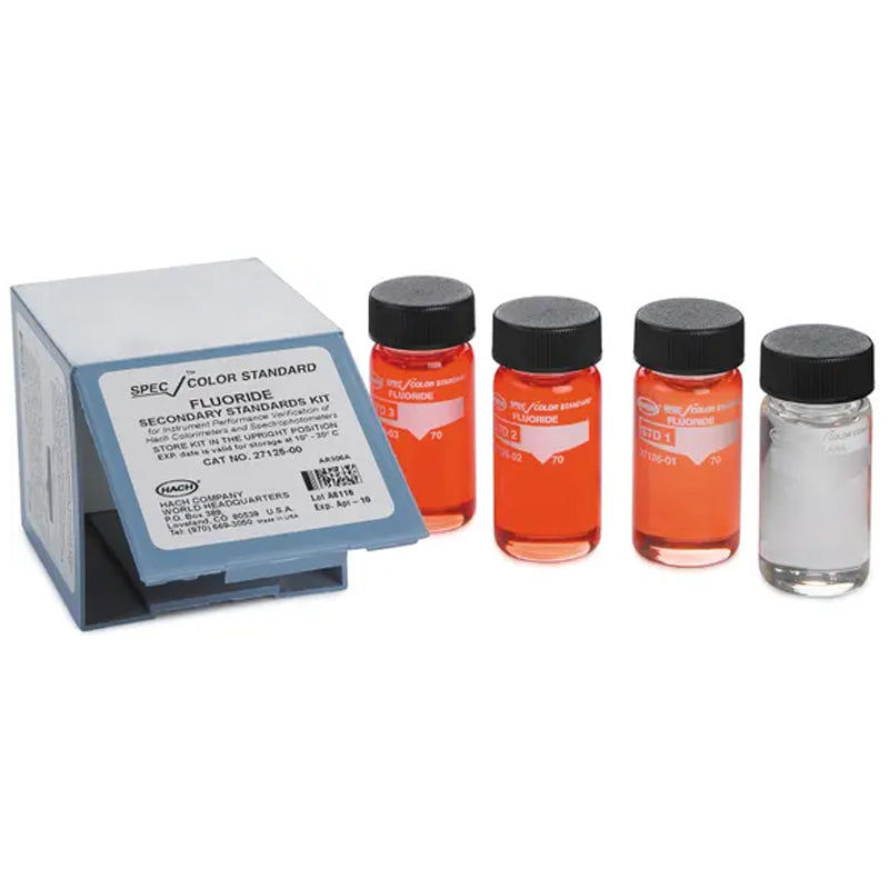 HACH SpecCheck Gel Secondary Standard Set, Fluoride PN.2712500