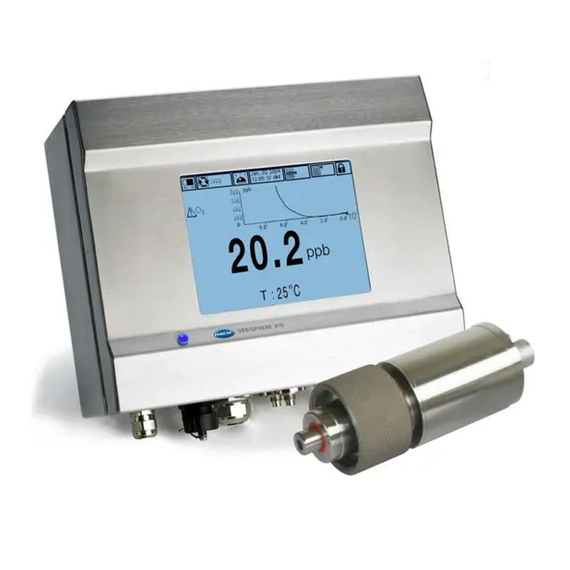 HACH Orbisphere K1100 LDO Sensor Kit, 0-2000 ppb, 410 controller, ¼" flow chamber, wall mount PN.K1100-KTO-W-IMP