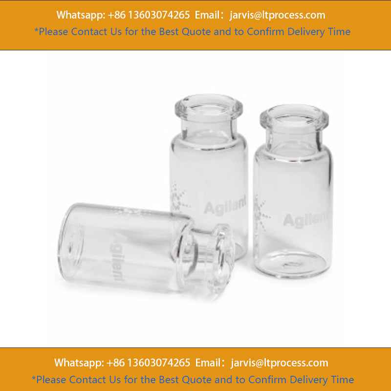 Agilent Technologies 5182-0838 Vial, crimp top, headspace, Clear, certified, flat bottom, 10 mL