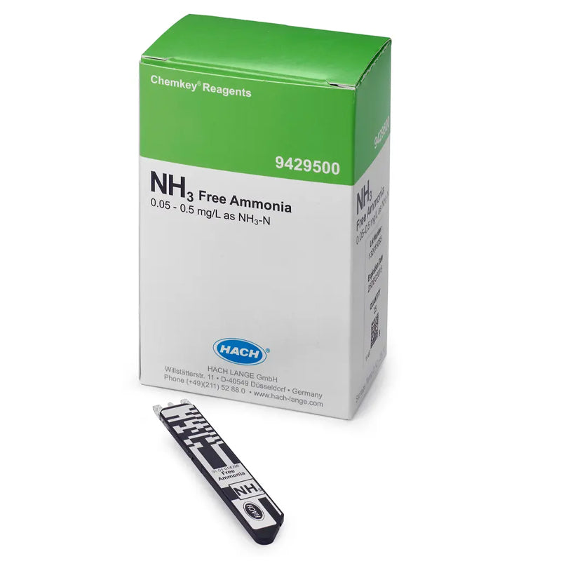 HACH Free Ammonia Chemkey® Reagents (box of 25) PN.9429500
