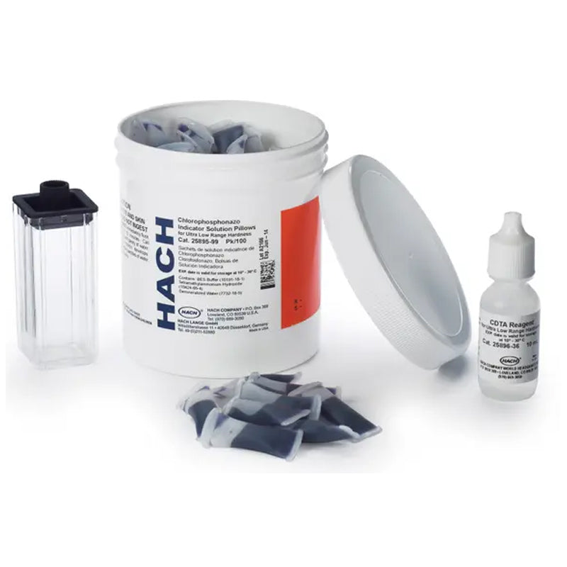 HACH Hardness (ULR) Reagent Set, Solution Pillows PN.2603100
