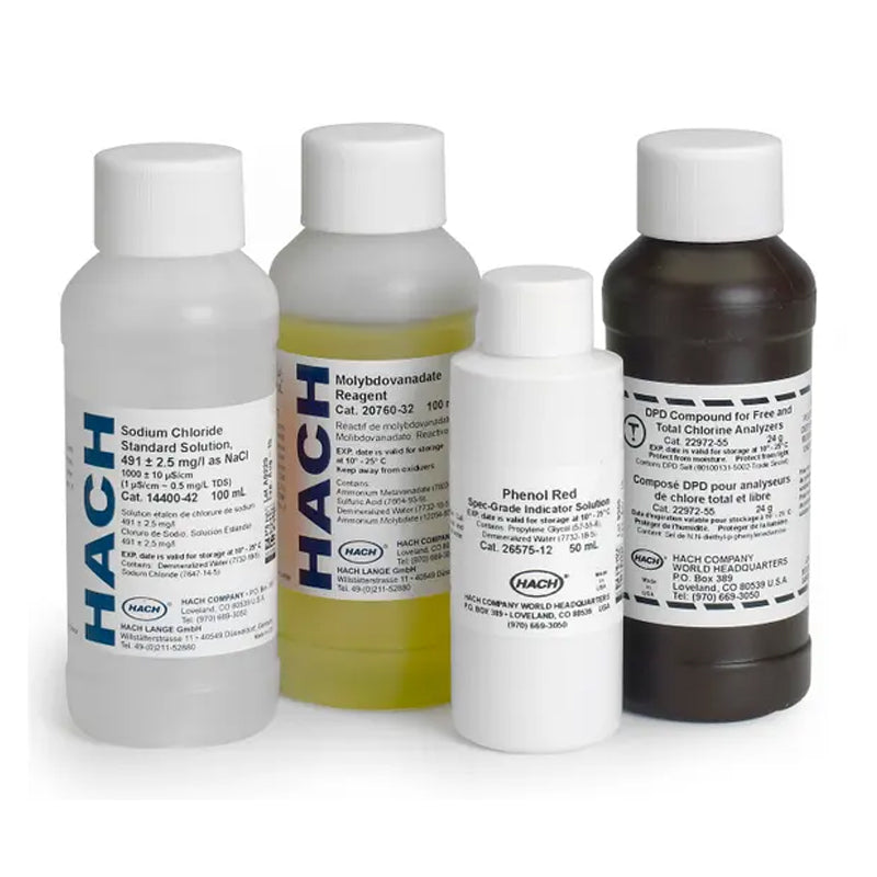 HACH Silica standard solution, 50 mg/L as SiO2 (NIST), 200 mL PN.111729