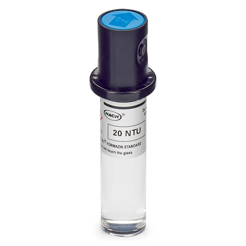 HACH Stablcal® Calibration Vial, 20 NTU, with RFID for TU5200, TU5300sc, and TU5400sc Laser Turbidimeters PN.LZY837