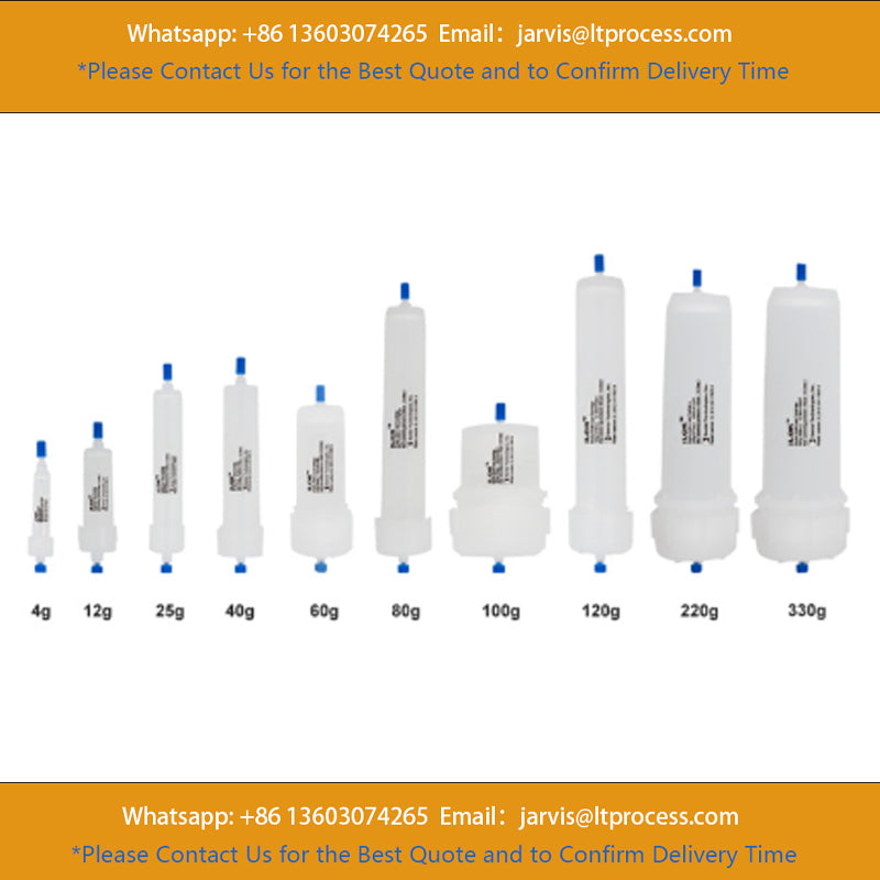 Rapid separation column, prefilled high-quality normal phase silica column 40-63um 60A|40g, santai S-5101-0040-15