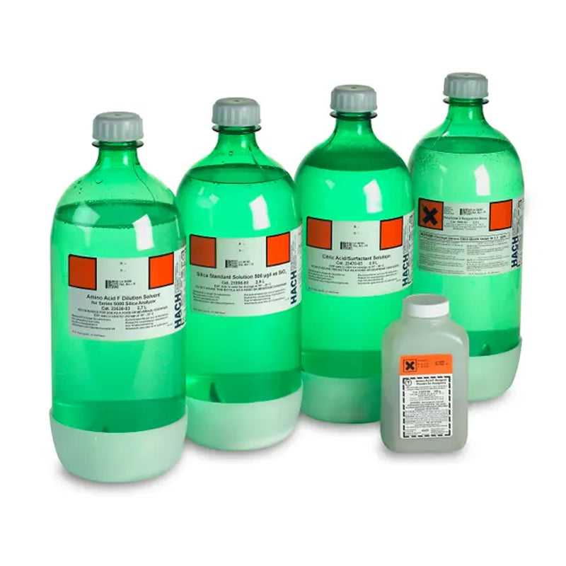 HACH Series 5000 Silica Analyzer Reagent Set, with Silica Standard PN.4562700