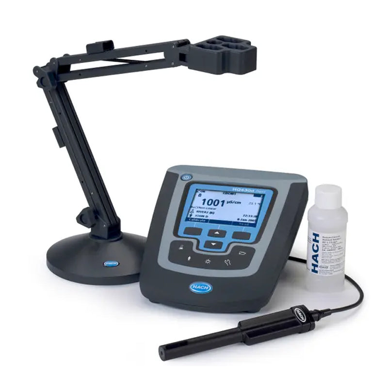HACH HQD HQ430D Laboratory Conductivity/TDS Meter Package with 4 Poles Graphite CDC401 Cell PN.8509600