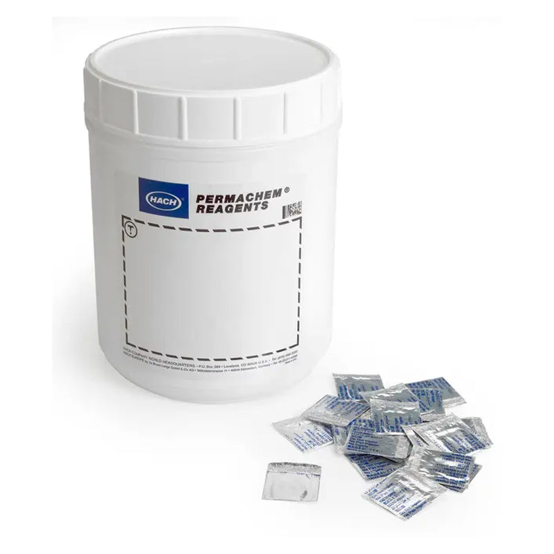 HACH DPD Total Chlorine Reagent Powder Pillows, 10 mL, pk/1000 PN.2105628