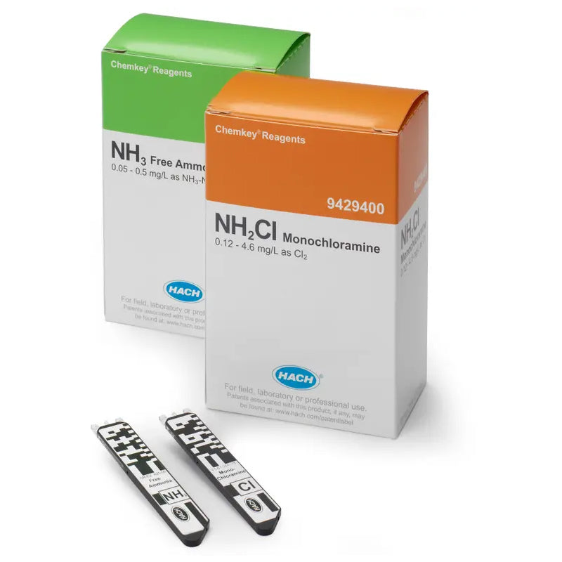HACH Free Ammonia & Monochloramine Chemkey® Reagents PN.9429600