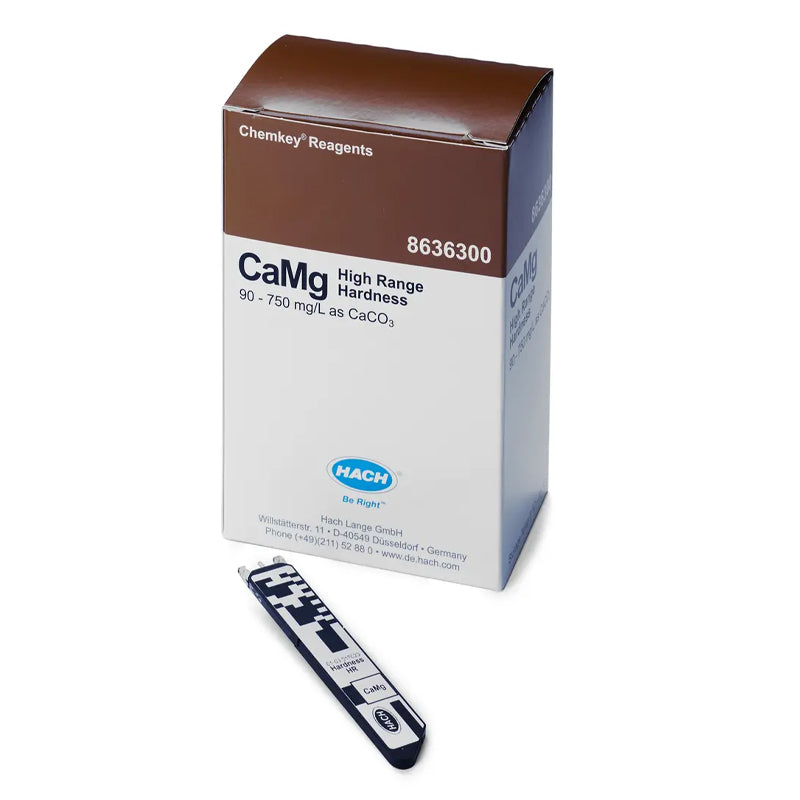 HACH High Range Hardness Chemkey® Reagents (box of 25) PN.8636300