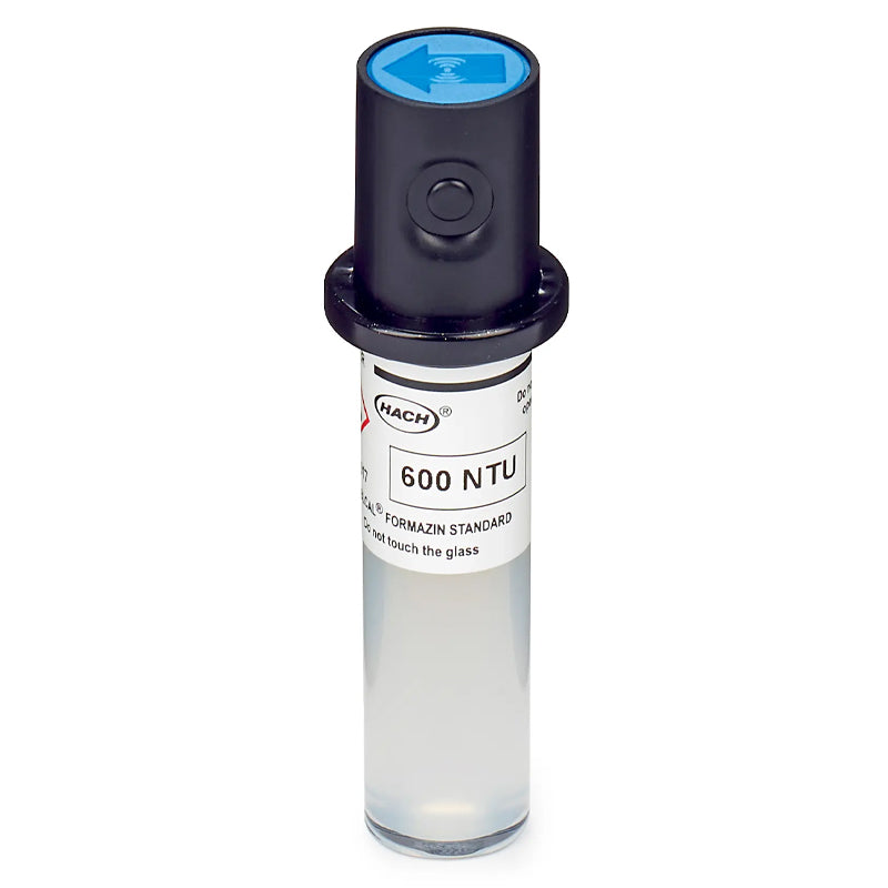 HACH Stablcal® Calibration Vial, 600 NTU, with RFID for TU5200, TU5300sc, and TU5400sc Laser Turbidimeters PN.LZY838