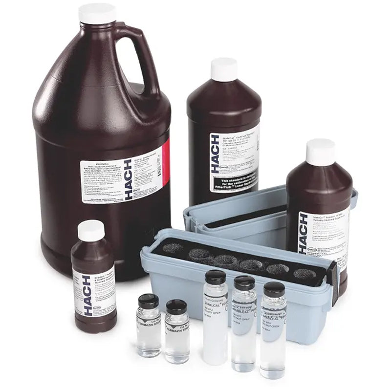 HACH Stablcal® Turbidity Standards Calibration Set, 2100Q Portable Turbidimeter, 100 mL bottles PN.2971210
