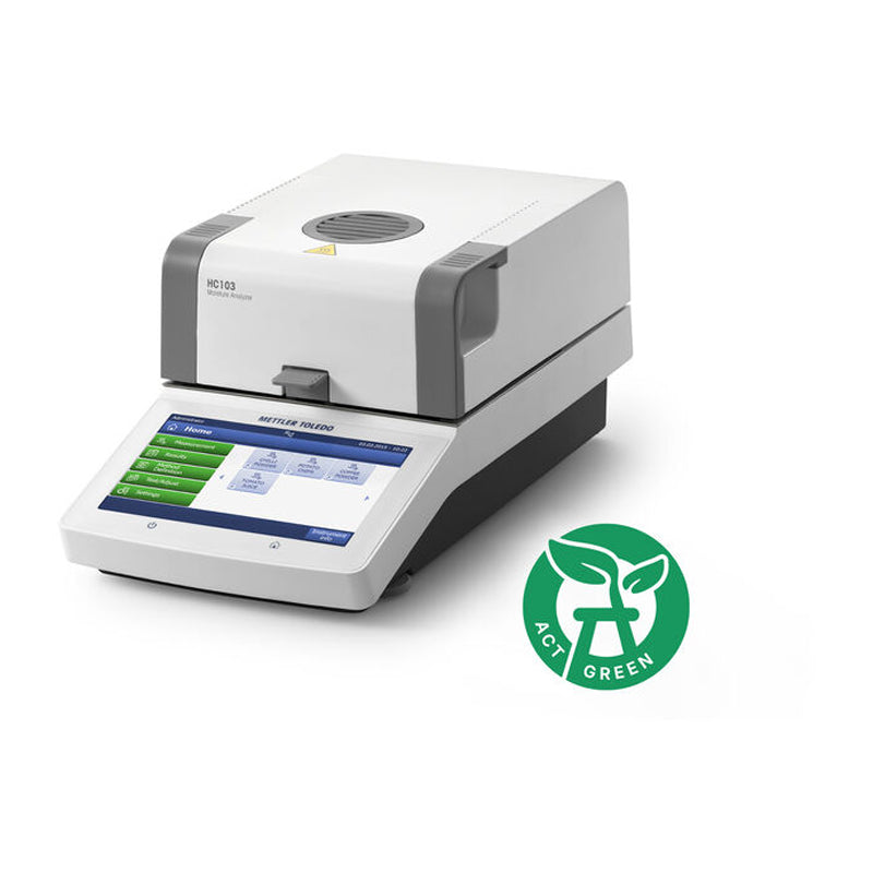 Mettler Toledo Laboratory Weighing Moisture measuring instrument Halogen Moisture Analyzer HC103 (230V) Mettler Toledo HC103 (230V) Mettler Toledo 30216101