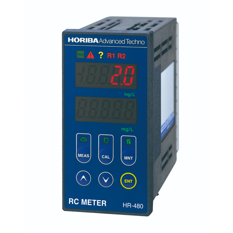 HORIBA Panel-mount type galvanic residual chlorine meter HR-480