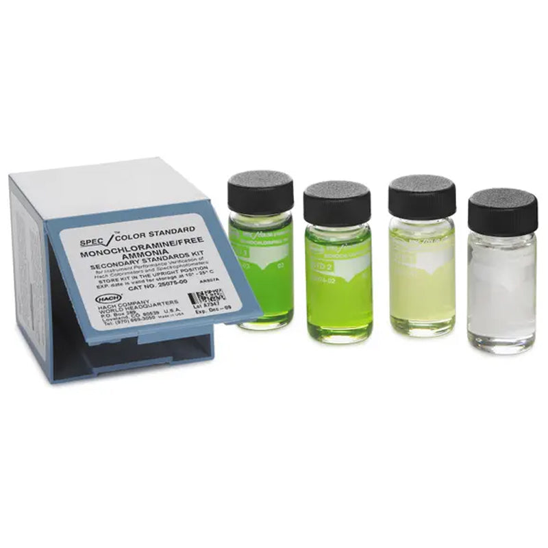 HACH SpecCheck Secondary Gel Standards Set for Monochloramine & Free Ammonia. PN.2507500
