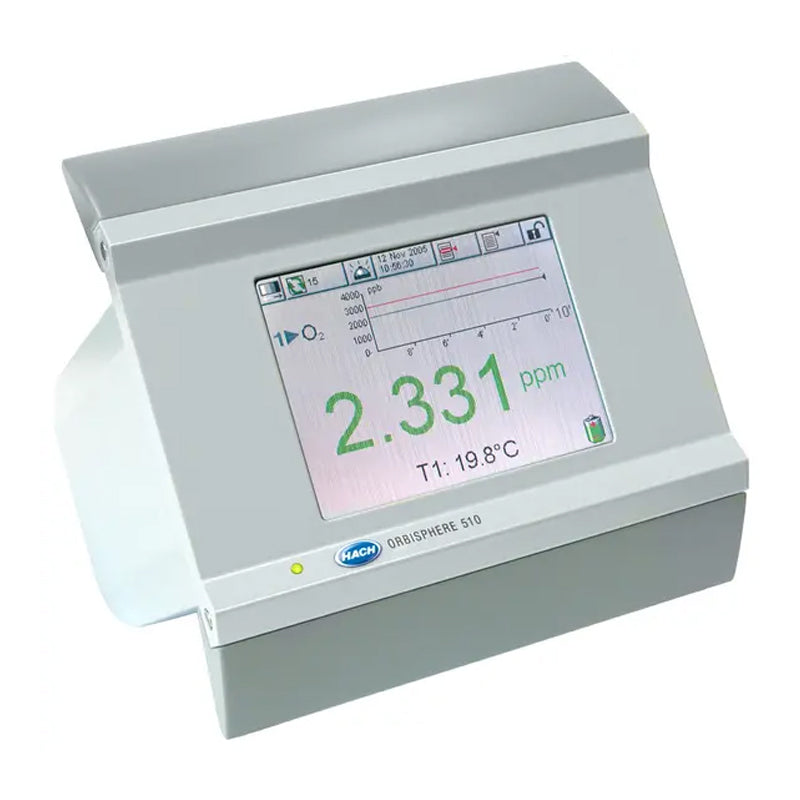 HACH Orbisphere 511 Controller H₂ (TC), Panel Mount, 100-240 VAC, 0/4-20mA, Profibus, Ext. Press. PN.511F00/P1C1P000