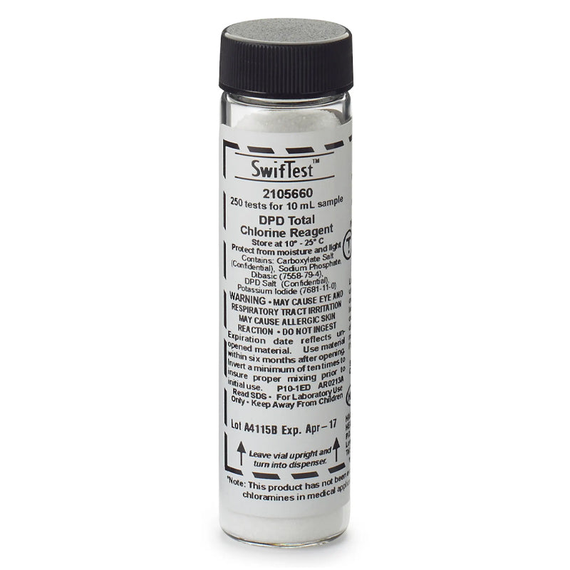 HACH DPD Total Chlorine Swiftest™ Dispenser Refill Vial, approximately 250 Tests PN.2105660