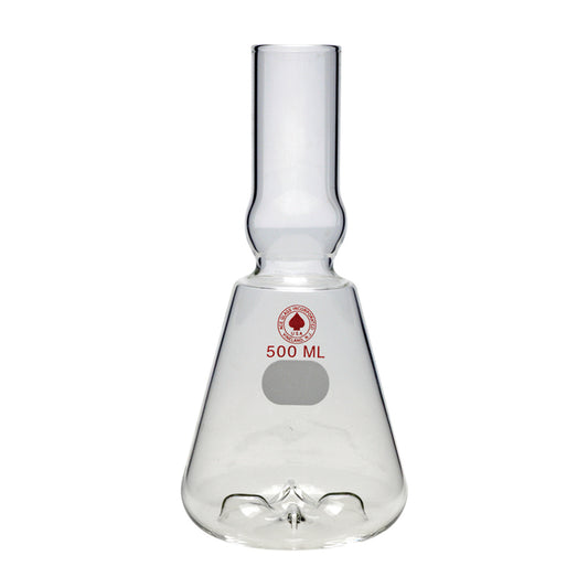 WHEATON culture flasks/shake flasks with four deep bottom baffles, without lids.