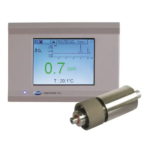 HACH Orbisphere 410M Controller O₂ (LDO), Panel Mount, 100-240 VAC, 0/4-20mA, RS485 PN.410M/P1C00000