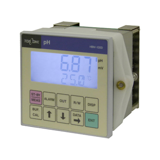 DKK-TOA CORPORATION Basic process analyzers CALMEMO-pH meter HBM-100D (Panel mount analyzer)
