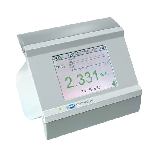 HACH Orbisphere 510 Controller O₂ (EC), Panel Mount, 100-240 VAC, 0/4-20mA, External Pressure Sensor Connection PN.510A00/P1C0P000