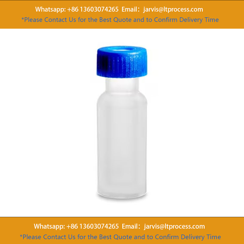 Waters 186005221 Polypropylene 12 x 32 mm Screw Neck Vial, with Cap and Preslit PTFE/Silicone Septum, 700 µL Volume, 100/pk