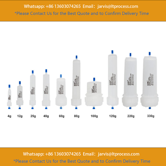 Rapid separation column, prefilled high-quality E series normal phase silica column 40-63um 60A|4g, santai E-8101-0004-36