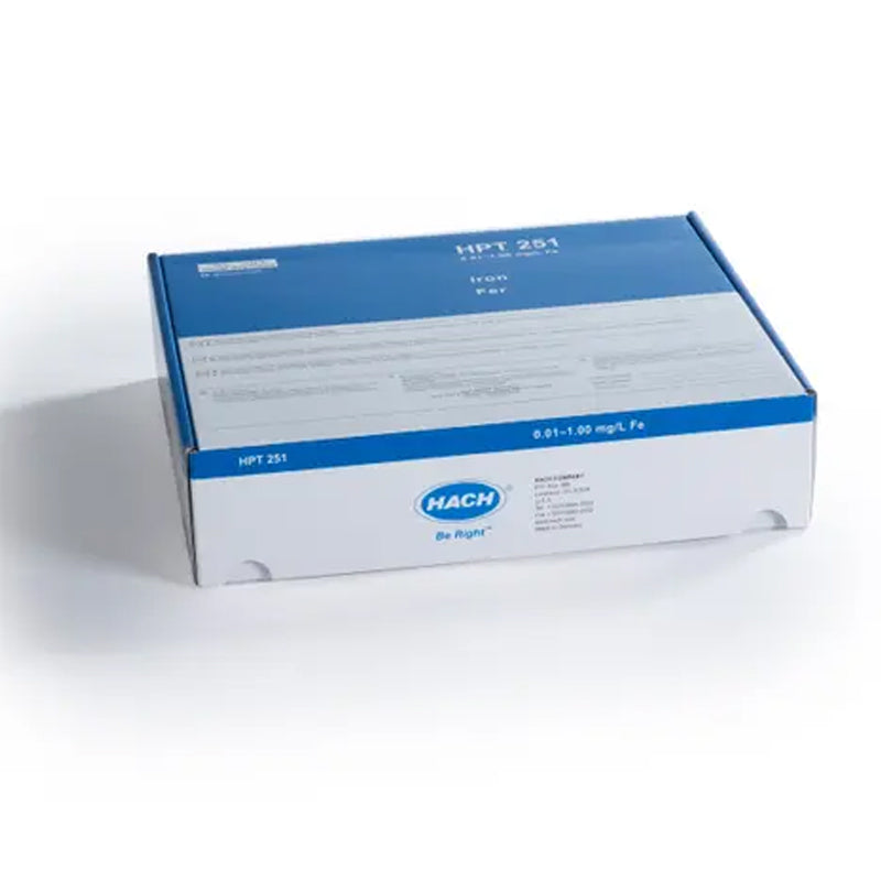 HACH Iron trace Vial Test, ULR (0.01 - 1 mg/L Fe), 20 Tests PN.HPT251HACH Iron trace Vial Test, ULR (0.01 - 1 mg/L Fe), 20 Tests PN.HPT251