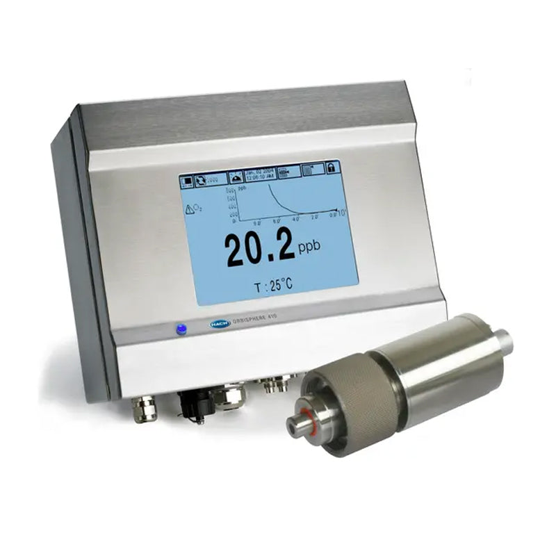HACH Orbisphere 410K Controller, 1 Channel, LDO Luminescent Dissolved Oxygen (O₂), wall mount, 100-240 VAC, 4-20 mA, RS485 PN.410K/W1C00000