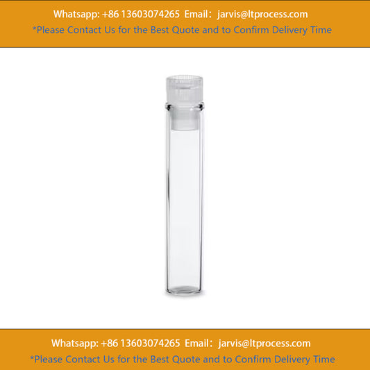 Waters WAT025054C LCGC Certified Clear Glass 8 x 40 mm Snap Neck Vial, 1 mL Volume, 250/pk