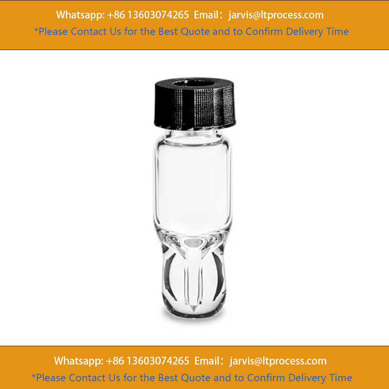 Waters 186007197C Clear Glass 12 x 32 mm Screw Neck Total Recovery Vial, with Cap and PTFE Septum, 1 mL Volume, 100/pk