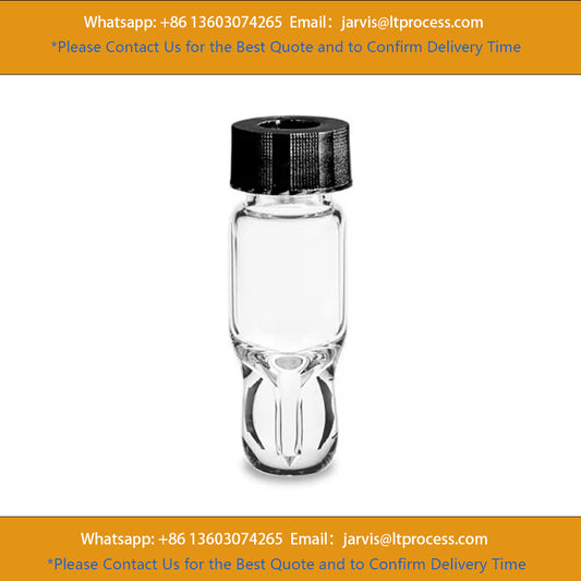 Waters 186007197C Clear Glass 12 x 32 mm Screw Neck Total Recovery Vial, with Cap and PTFE Septum, 1 mL Volume, 100/pk