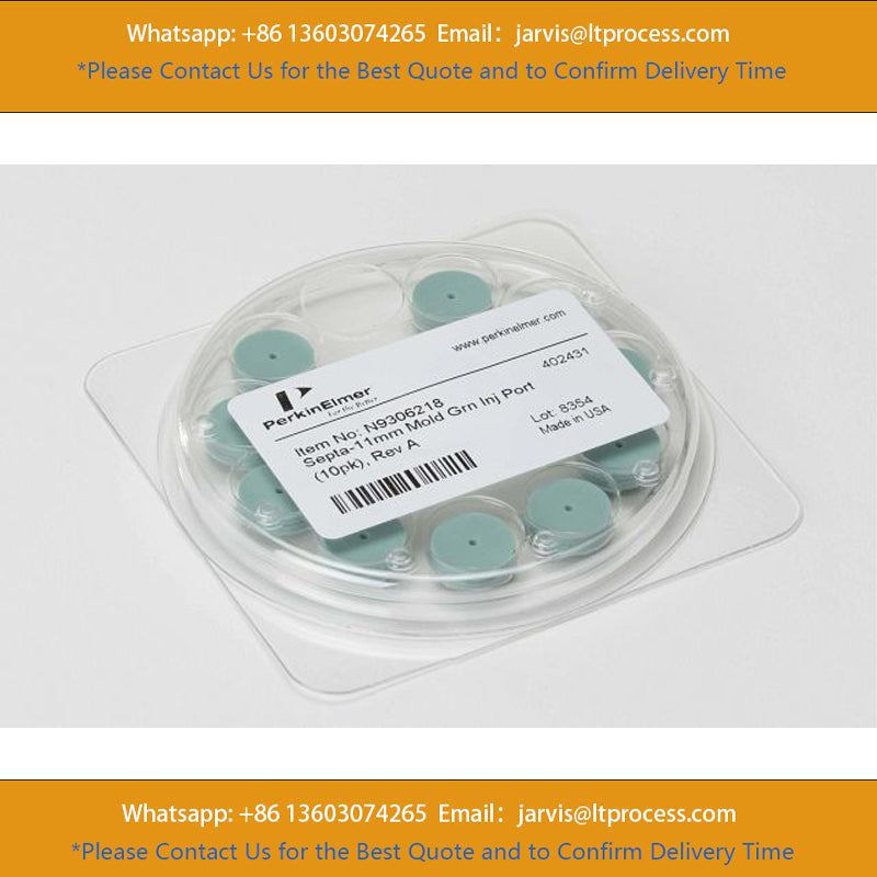 PerkinElmer N9306218 Green Injection Port Septa, Pkg. 10