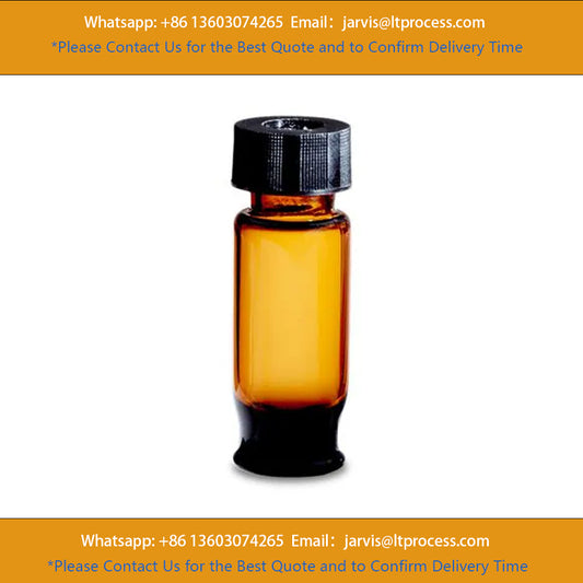 Waters 186005670CV TruView pH Control LCMS Certified Amber Glass, 12 x 32 mm, Screw Neck Vial, Max Recovery, with Cap and preslit PTFE/Silicone Septum, 1.5 mL Volume, 100/pk