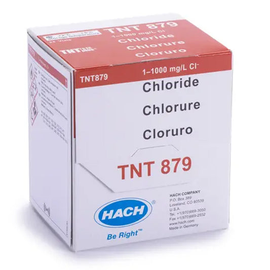 HACH Chloride TNTplus Vial Test (1.0-1,000 mg/L Cl), 24 Tests PN.TNT879