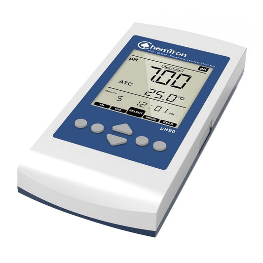 ChemTron PH90 triple-function meter pH, mV/ORP and temperature
