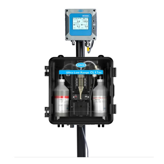 HACH Ultra Low Range CL17sc Colorimetric Chlorine Analyser with Standpipe Installation Kit PN.9790200