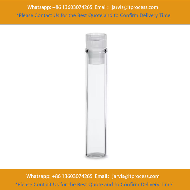 Waters WAT022479 Shell Vial, 1 mL Glass with caps Installed, Pre-Assembled for Dissolution Systems, 500/pk
