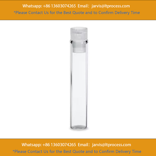 Waters WAT022479 Shell Vial, 1 mL Glass with caps Installed, Pre-Assembled for Dissolution Systems, 500/pk