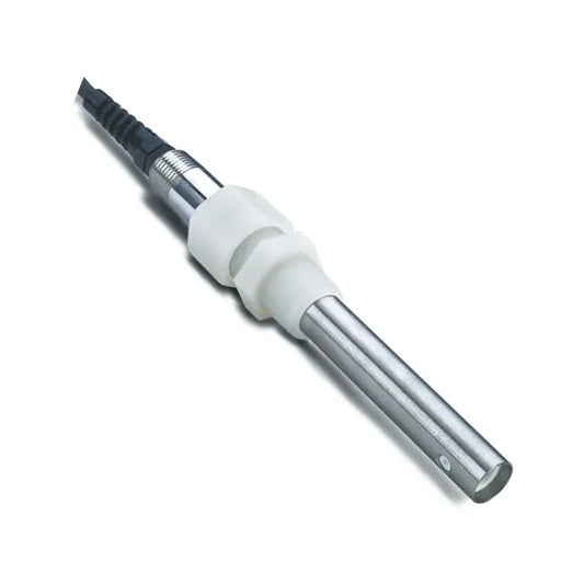 HACH Contacting Conductivity Sensor, 5.0 cell constant, 3/4 inch NPT PVDF Compression Fitting PN.3422D3A50N
